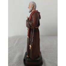 Imagem de São Padre Pio 20cm em resina.