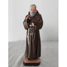 Imagem de São Padre Pio 30cm em resina.