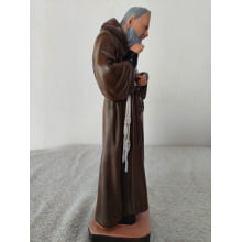 Imagem de São Padre Pio 30cm em resina.
